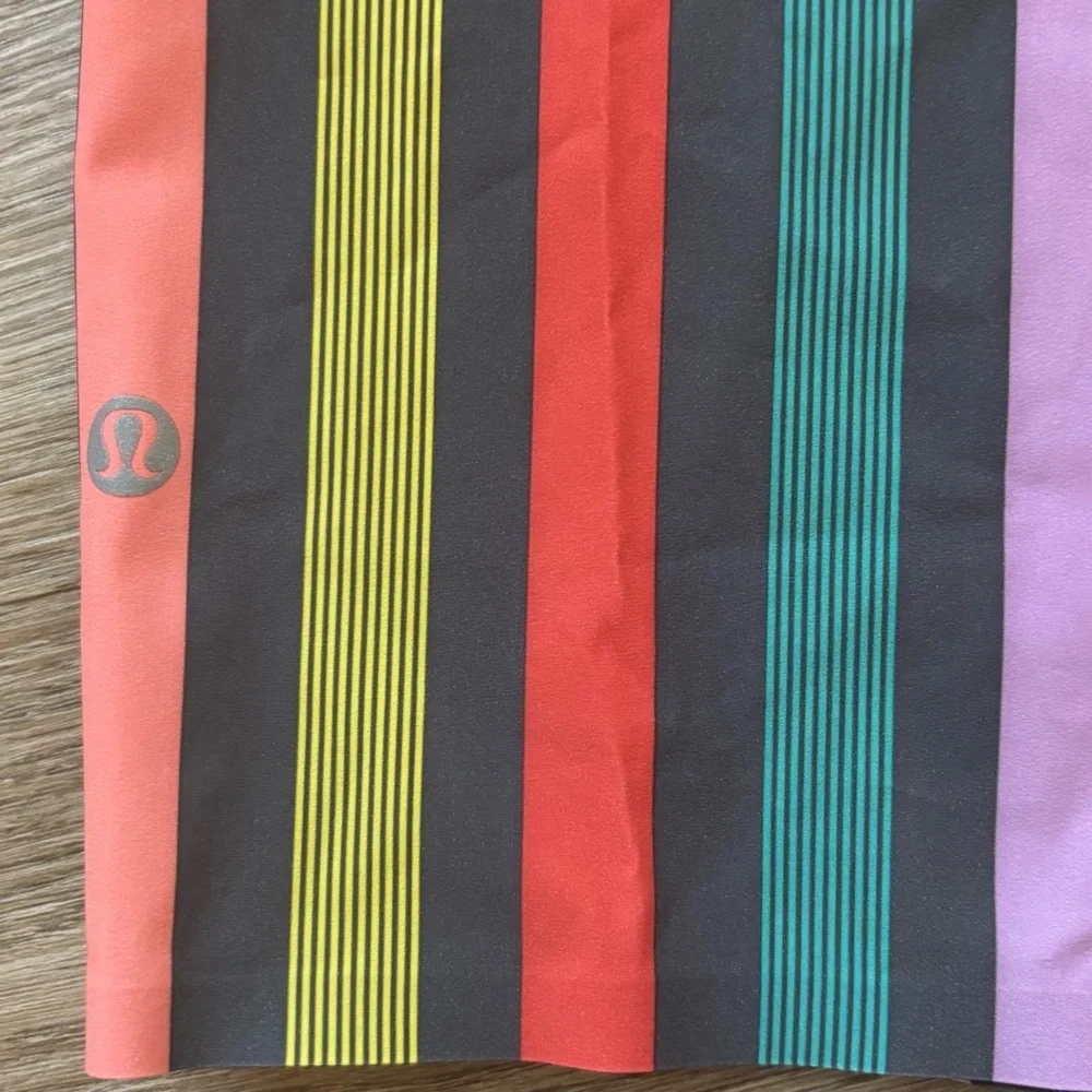 Lululemon 70's Striped El Current Athletic Lined Hybrid BoardShorts Men’s 34